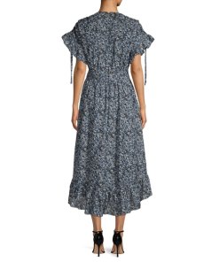 Robert Rodriguez Marie Ditsy Floral Midi Dress