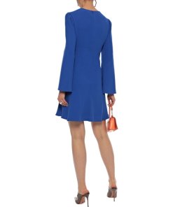 Diane Von Furstenberg Tie Front Mini Dress