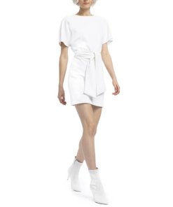 Alice + Olivia Caven Cape Sleeve Mini Dress