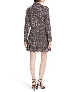 Veronica Beard Rory Stretch Silk Shirtdress