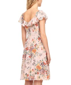 Rebecca Taylor Marlena Ruffle Silk Dress