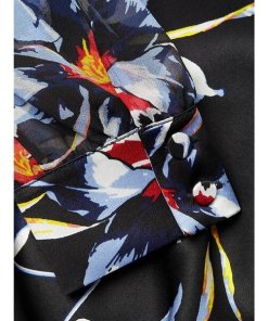 Diane Von Furstenberg High Low Mockneck Silk Dress-1