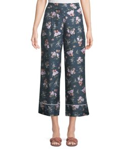 Rebecca Taylor Emilia Floral-Print Wide-Leg Pants