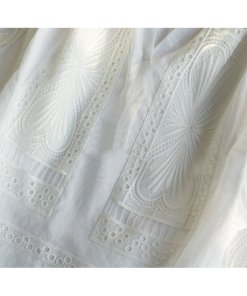 Maje Lippy Guipure Lace-Inset Top