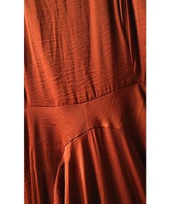 Maje Ranita Cutout Satin Maxi Dress