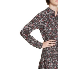 Veronica Beard Rory Stretch Silk Shirtdress