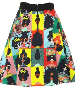 Alice + Olivia Earla Stace Face Flare Skirt