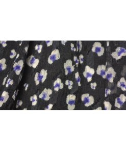 Rebecca Taylor Cheetah Print Silk Blend Dress