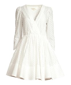 Maje Ralina Long Sleeve Guipure Lace Dress