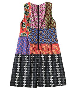 Alice + Olivia X Carla Kranendonk Clyde Patchwork Shift Dress
