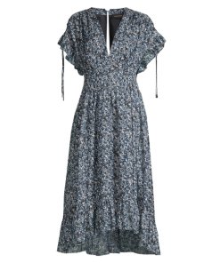 Robert Rodriguez Marie Ditsy Floral Midi Dress