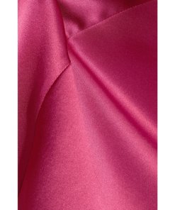 Fleur du Mal Nectar Bias Mini Silk Slip Dress
