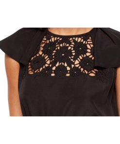 Kate Spade Embroidered Lace Yoke Jumpsuit