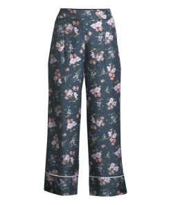 Rebecca Taylor Emilia Floral-Print Wide-Leg Pants