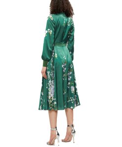Ted Baker Jhenni Graceful Satin A-Line Dress