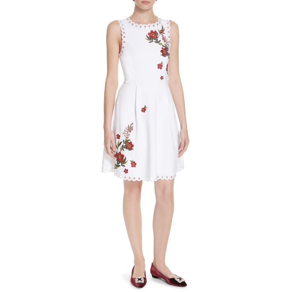Ted Baker Kristil Kirstenbosch Skater Dress evaChic Ted Baker Kristil Kirstenbosch Skater Dress evaChic