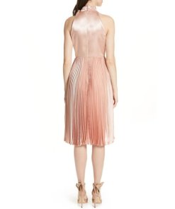 Ted Baker Shineey Bow Pleated Midi Dress
