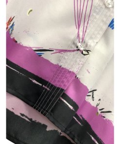 Tory Burch Painted-Border Printed Shirtdress