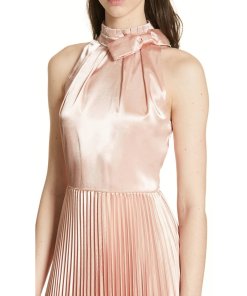 Ted Baker Shineey Bow Pleated Midi Dress
