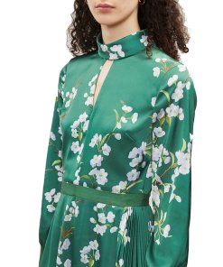 Ted Baker Jhenni Graceful Satin A-Line Dress  evaChic