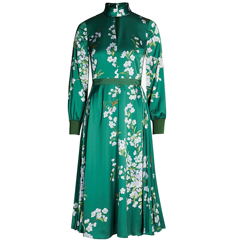 Ted Baker Jhenni Graceful Satin A-Line Dress