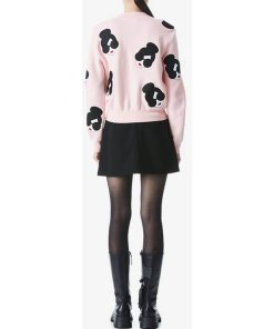 Alice olivia theron stace face cardigan