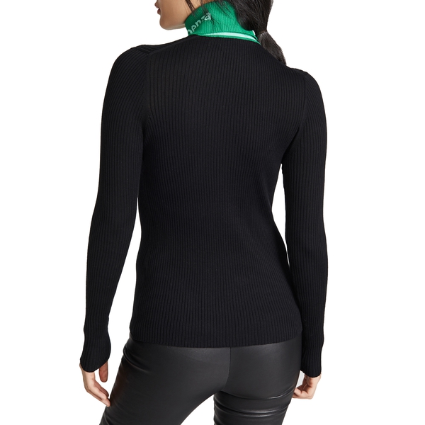 Proenza Schouler White Label PSWL Logo-Intarsia Turtleneck Sweater - Image 3