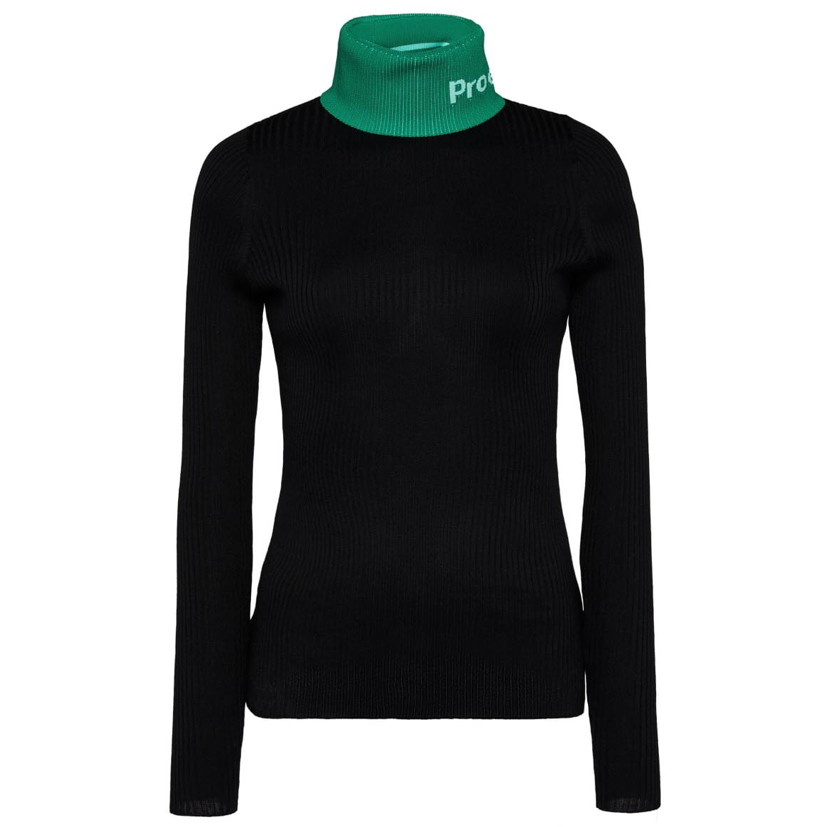 Proenza Schouler White Label PSWL Logo-Intarsia Turtleneck Sweater - Image 7