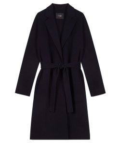 Maje Gina Wool Blend Long Coat