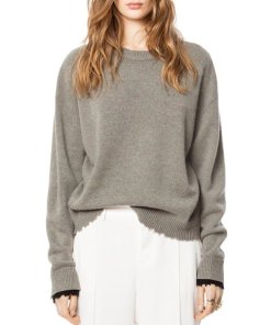 Zadig Voltaire Gaby Layered Cuff Sweater