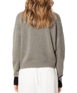 Zadig Voltaire Gaby Layered Cuff Sweater