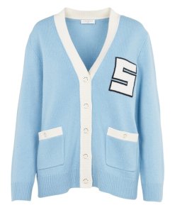 sandro amal varsity cardigan