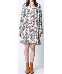 Zadig-Voltaire-Raika-Print-Flower-Dress