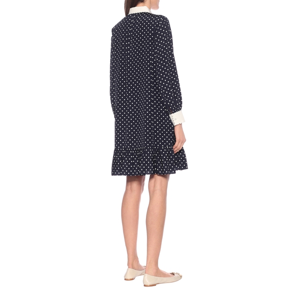 Tory Burch Cora Polka-Dot Silk Shirtdress - Image 2