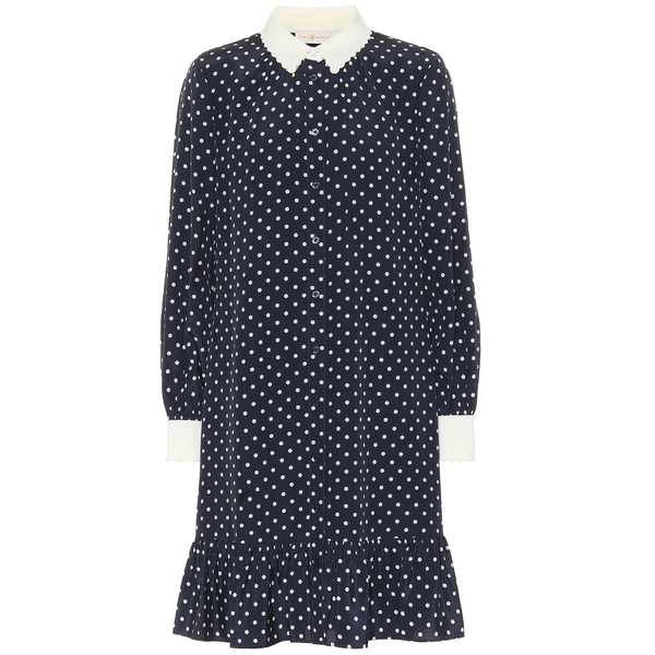 Tory Burch Cora Polka-Dot Silk Shirtdress - Image 3