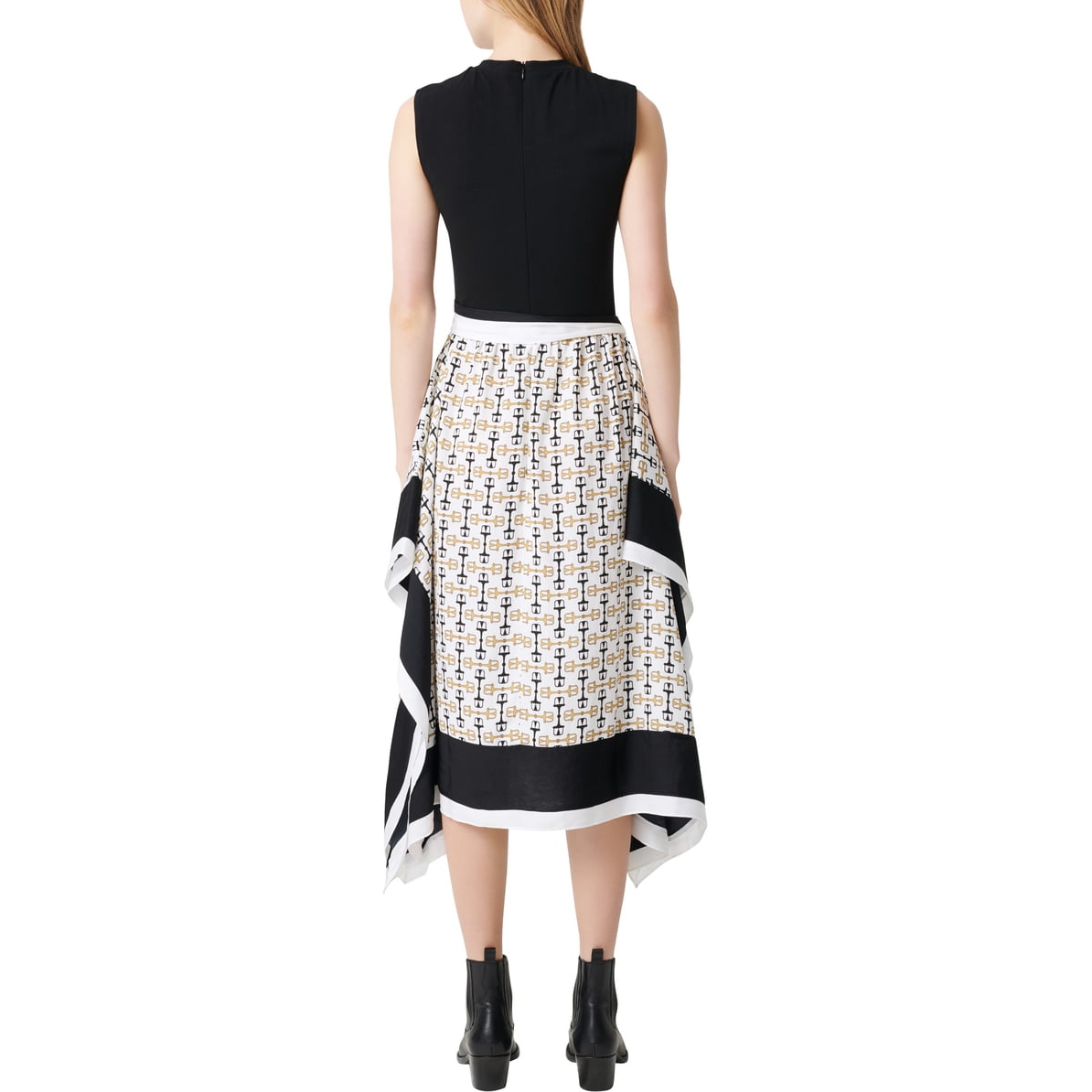 Maje Rosy Scarf Print Midi Dress - Image 2