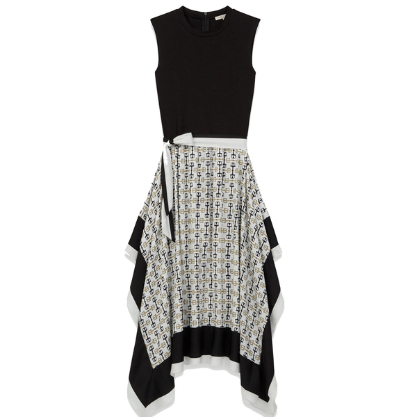 Maje Rosy Scarf Print Midi Dress - Image 3