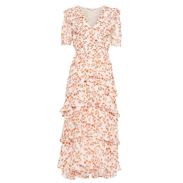 Maje Romina Tiered Maxi Dress  evaChic