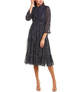 chinese dress ladies Kateryna Long Sleeve Lace Mini Dress Black