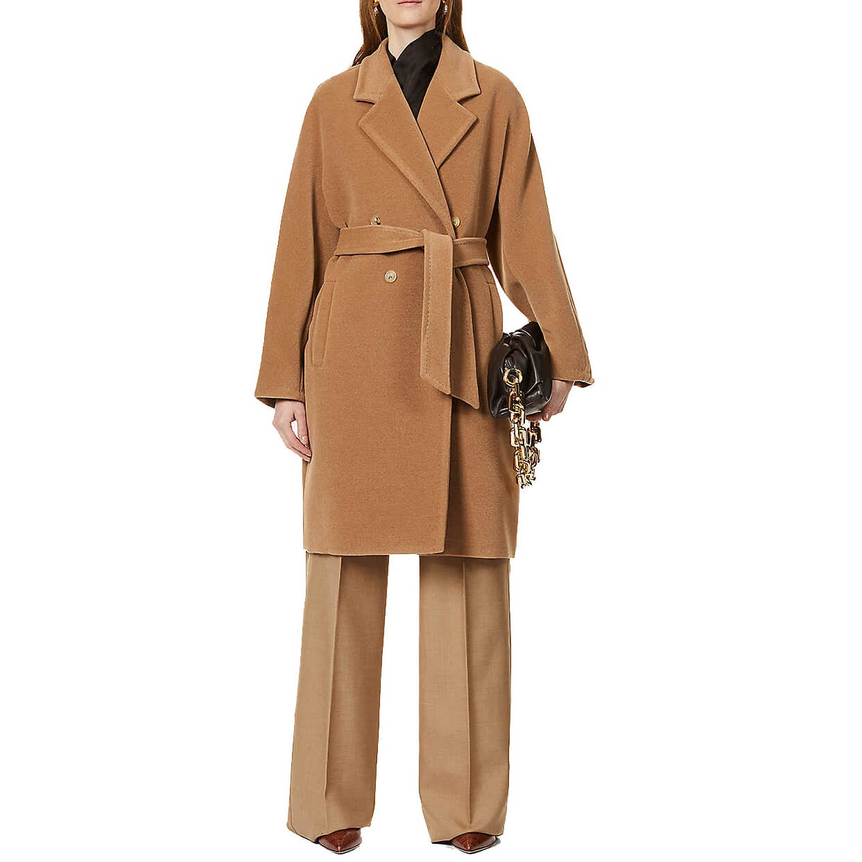 Max Mara Baiocco Camel & Wool Coat