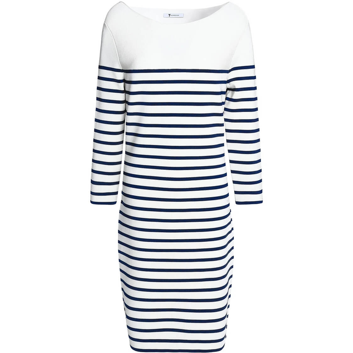 Alexanderwang.T Striped Stretch-Knit Mini Dress Alexanderwang.T Striped Stretch-Knit Mini Dress