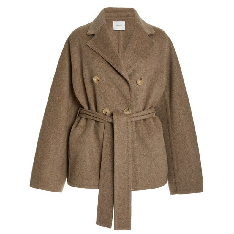 Vince Belted Wool-Blend Cardigan Jacket – evaChic