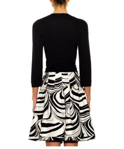 Diane Von Furstenberg jewel wrap dress