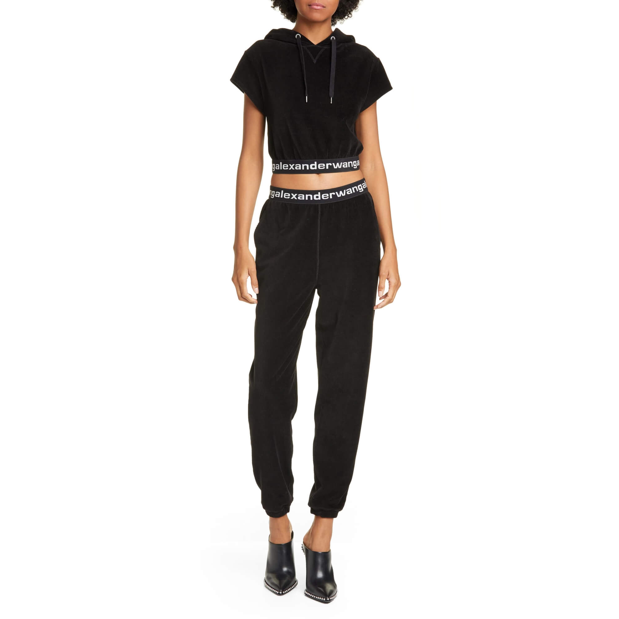Alexanderwang.T Stretch Corduroy Logo Sweatpants – evaChic