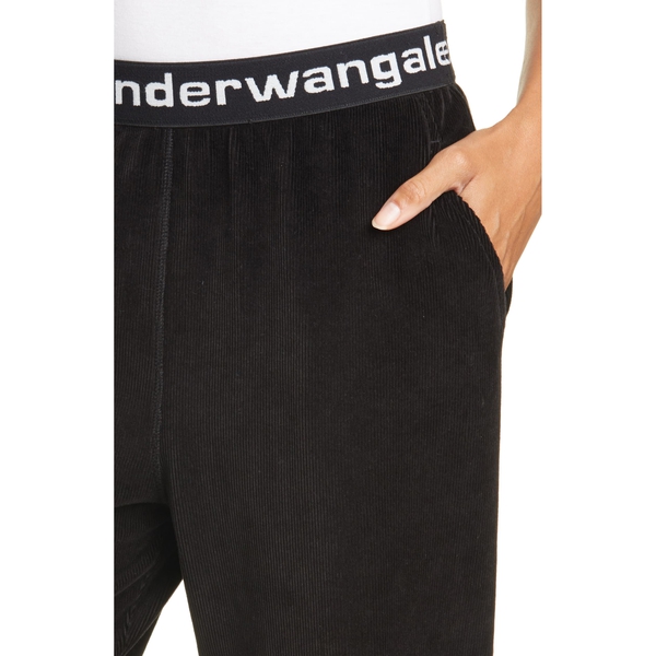 Alexanderwang.T Stretch Corduroy Logo Sweatpants – evaChic