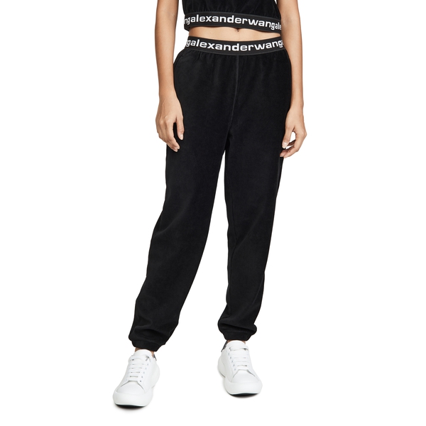 Alexanderwang.T Stretch Corduroy Logo Sweatpants - Image 5