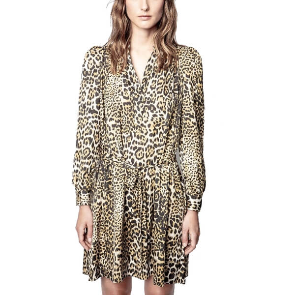 Zadig & Voltaire Retouched Satin Leo Dress  evaChic