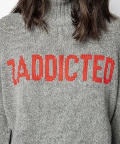 Zadig & Voltaire Alma Zaddicted Intarsia Wool Sweater-