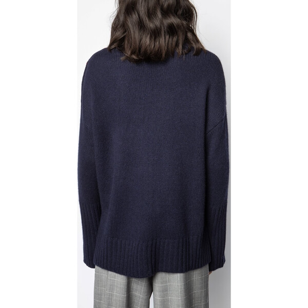 Zadig & Voltaire Alma Button-Trimmed Cashmere Sweater - Image 8