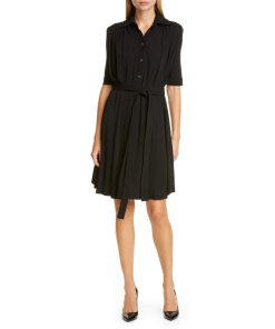 Burberry Cammie Button-Front Shirtdress